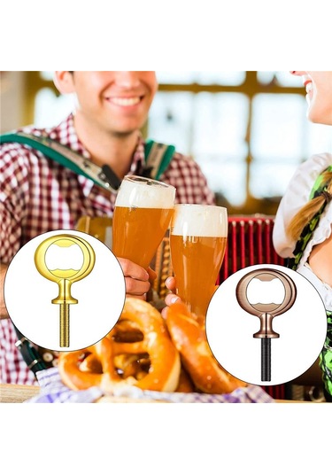 Gatherco 8'li Paket Metal Şişe Açacağı Kiti Paslanmaz Çelik Şişe Açacağı Eklentisi Kendin Yap Şişe Açacağı Donanımı Düz Şişe Açacağı Diğer