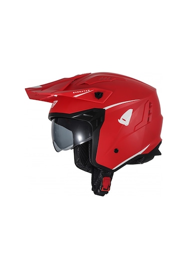 Ufo Plast Sheratan Jet Açık Kask Kırmızı