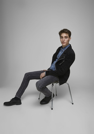 Jack & Jones Slim Fit Düşük Bel Siyah Erkek Kot Pantolon 12159030 Siyah