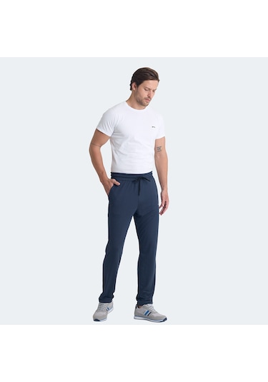 Slazenger KINSPORT IN Erkek Cepli Koyu Gri Eşofman Altı