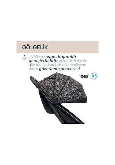 Chicco Glee Bebek Arabası Playful Black 08087068750000