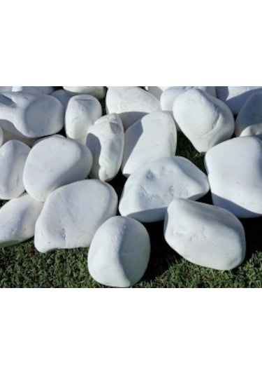 Dolomit Taş 5 Kg 4-6 Cm Beyaz Dolomit Bahçe Taşı Çakıl Taşı