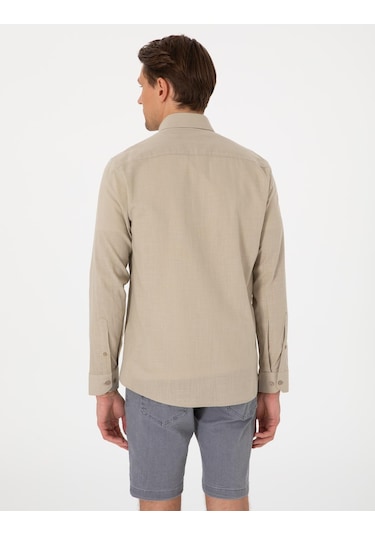 Pierre Cardin Erkek Haki Gömlek Desenli 50307025-vr027 Haki