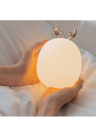 Dancemonkey Sevimli Şarjlı Yumuşak Gece Lambası A, Uyku Lambası Yenilikli Tasarım Çok Renkli