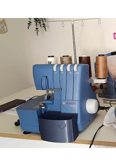 Singer Overlok Makinesi S0235 - S0230 Için Çöp Kutusu Atık Fire K