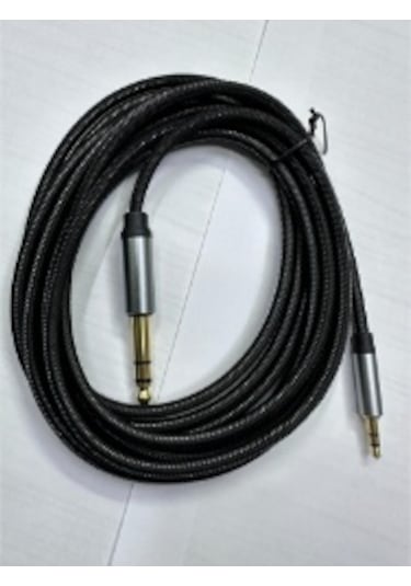 10 Metre 3.5 Mm Stereo 6.3 Mm Stereo Kablo 10 Metre Stereo Amfi Kablosu