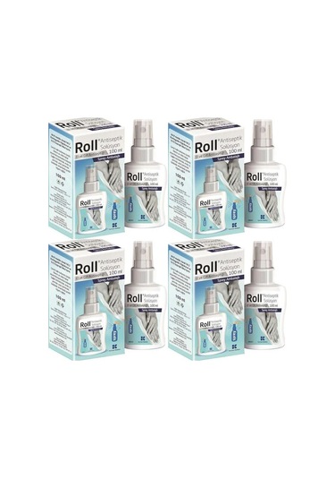 Roll El ve Cilt Antiseptik Solüsyon Sprey 4 x 100 ML