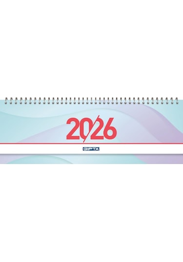 Gıpta 2026 Spiralli Masa Takvimi 12x33 Cm 504-btk