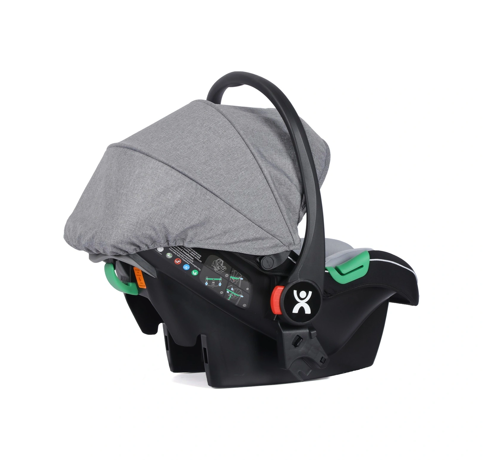 Wow Kabin Boy Tek Elle Kolay Katlanır Travel Bebek Arabası Autofold Grey Black