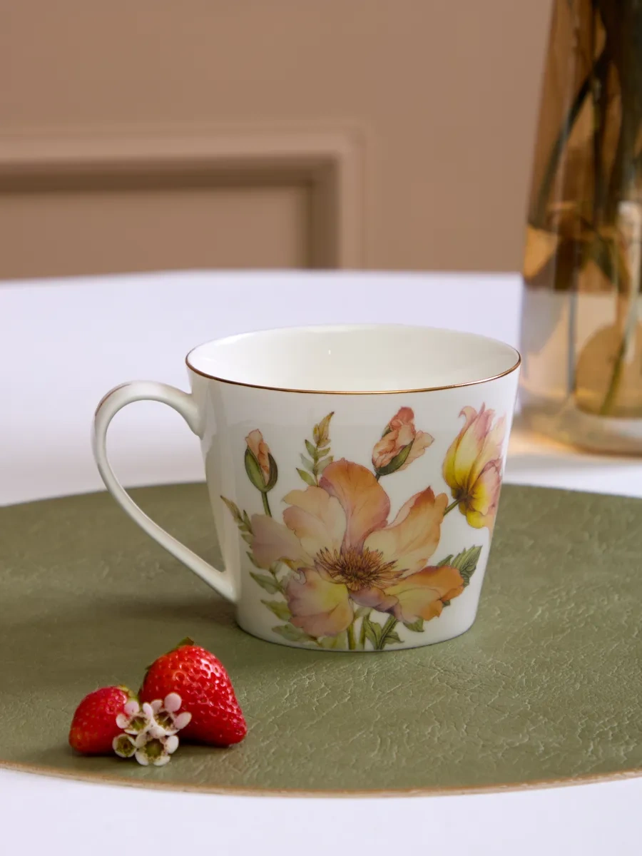 Lefard 450 Ml Çay Ve Kahve Kupası 'sense' Porsel 145603859 Sarı Neon