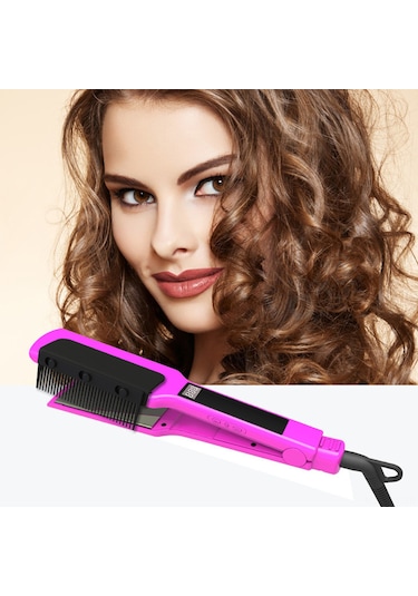 Mufunye Pratik Ve Şık Saç Düzleştirme Tarağı - Isıya Dayanıklı, Tek Elle Kullanım İçin Mükemmel
