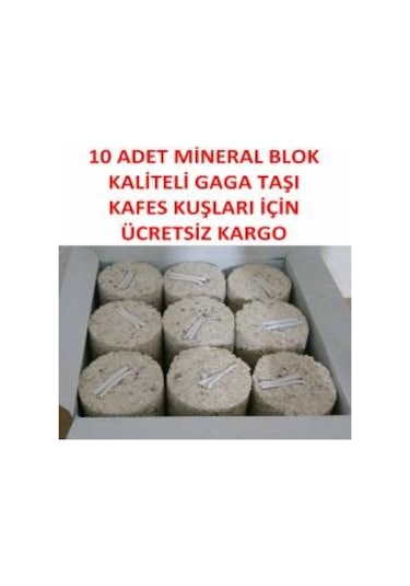 Mineral Blok Gaga Taşı 10 Adet