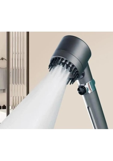 Ankatek Ve Taraklı, Siyah Pratik Pazly-3 Özellikli, Fonksiyonlu Duş Dayanıklı Başlığı Aç/kapa - Zn Siyah Siyah