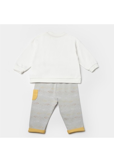 Biorganic Penguin Club 2'li Bebek Takım 59809 Ekru - Gri