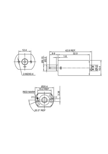 2 Li Ff180 Dc Motor Robot, Araç, Arduino Projeleri Uyumlu