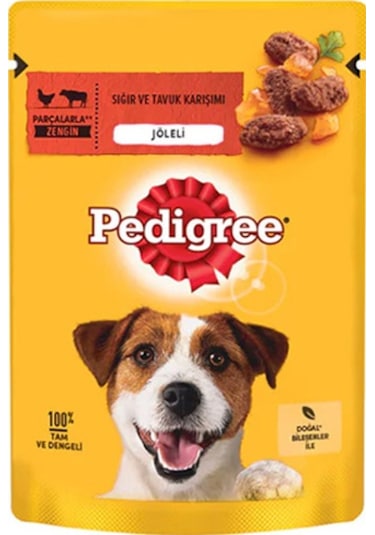 Pedigree Pouch Sığır Etli ve Tavuklu Yetişkin Köpek Konservesi 100 G