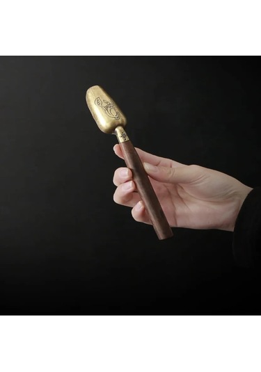 Youmex Ahşap Saplı Ölçü Kaşığı - Çay, Kahve Ve Baharat İçin Doğru Miktarı Ölç, Tekli Paket Siyah