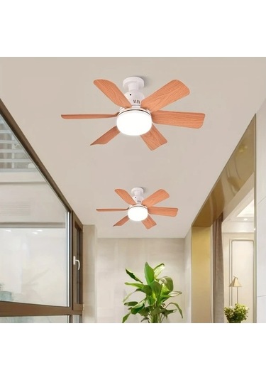 Fastbuy 3 Nesil Kare Bıçak Akıllı Fan Işık, Uzaktan Kumandalı, Çift Modlu Tavan Montajlı Aydınlatma