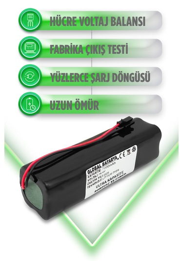 Anker Eufy Robovac X8 Hybrid Uyumlu Batarya 7000mah