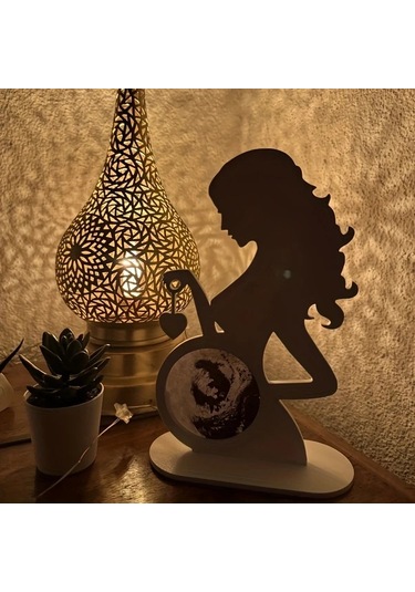 Willowhaven Beyaz Renkli İlk Ultrason Fotoğraf Çerçevesi Kalp Şekilli Hafif Ve Dayanıklı Anı Ürünü