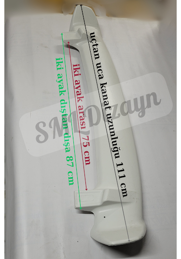 Toyota Auris 2006-2009 Spoiler Plastik Auris Spoyler Rüzgarlık