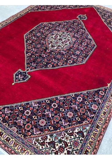 El Dokuma Ipek Yün Iran Tebriz Halı 310X214Cm 009