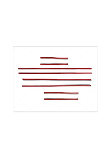 Famsotomotiv Fiat Linea Krom Cam Çıtası 8 Prç. 2007 Ve Üzeri P.Çelik