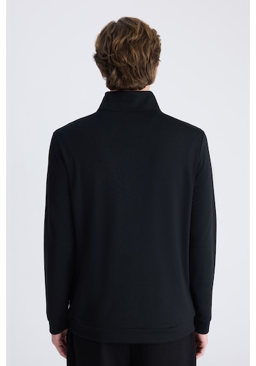 D'S Damat Ds Damat Regular Fit Siyah Düz Modal Sweatshirt 5hce247021013 Çok Renkli