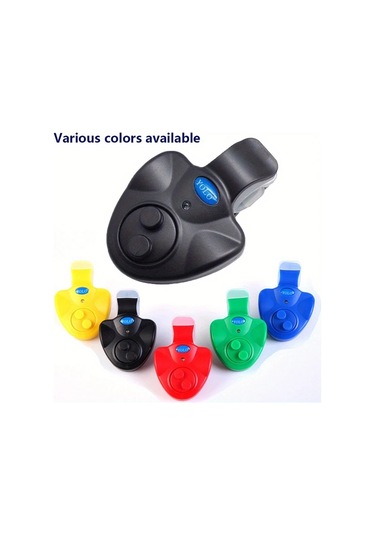 Fochsia Yeşil 1 Adet Şarjsiz Düğme Pilli Gündüz Gece Balıkçılık İçin Sesli Oltası Alarmı