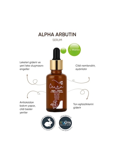 C'enta Beauty Alpha-Arbutin Vitamin C Serum 30 ML