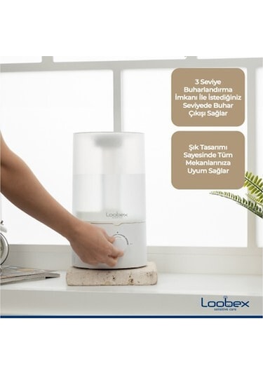 Loobex Hava Nemlendirici Buhar Makinesi Me-3140