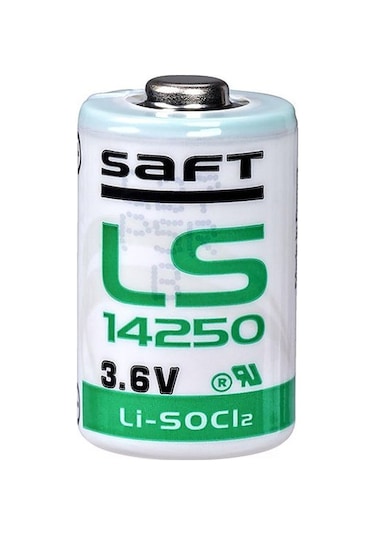 Saft Ls14250 ,3.6v/1200ma Şarjsız Lityum Pil