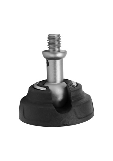 Dofolink 50mm Çaplı 3/8" Vida Bağlantılı Tripod Ayaklı, Kaymazlı Korumalı, Dayanıklı Gümüş Ve Paslanmaz Çelik Yer Değiştirme Pady Gsf50