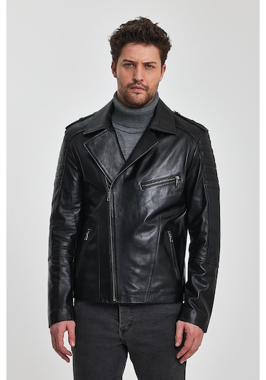 Rob Siyah Deri Mont 001