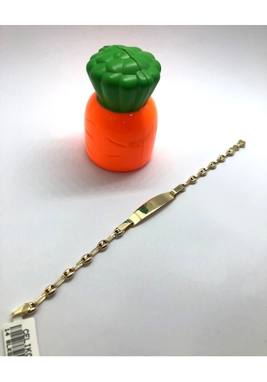 ÇELİKOĞLU KUYUMCULUK 14 AYAR ALTIN BEBEK ÇOCUK BİLEKLİĞİ KÜNYE 3,
