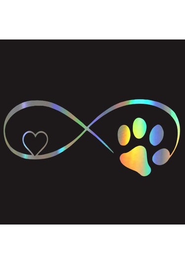 Sevimli Araba Çıkartmaları Komik Kedi Pati İzi Köpek Pati İzi Yaratıcı Ayak İzi Çıkartmaları Pencere Dekorasyonu