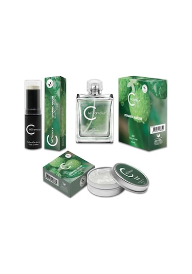 Cle D'Amour Dynamic Nature Men Vegan EDP Erkek Parfüm Turunçgil Baharat 3 x 50 ML