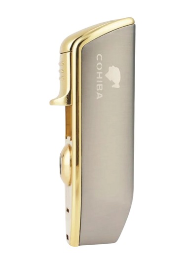 3 Torch Pürmüz Gunmetal Yan Ağız Puro Çakmağı