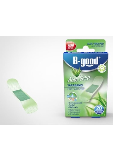 B-Good Aloe Vera Suya Dayanıklı Yara Bandı 20'li