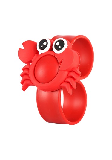 Xindoker Çocuklar İçin Silikon Kordonlu Doğal Yağlı Kovucu Bilezik - Dış Etkinliklerde Komik Desenli Uygun Beden Koru