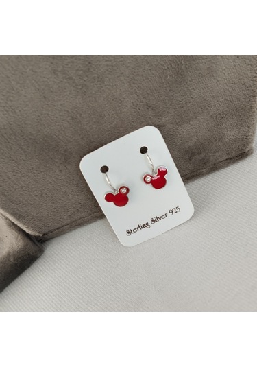 928 Ayar Gümüş Çocuk Küpesi Zarif Ve Güvenli Tasarım Model 4 Gümüş