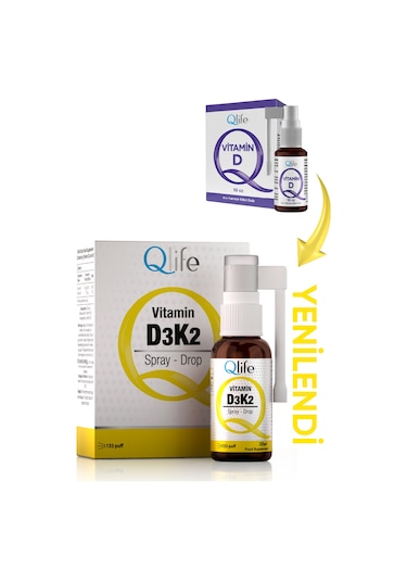 Qlife Vitamin D3 1000 Iu Sprey 10 ML