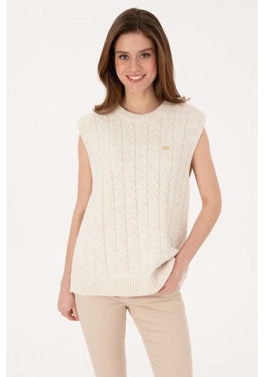 U.S. Polo Assn. U.s. Polo Assn. Kadın Süveter 50317560-vr256 İnci