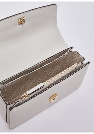 Liu.jo Aa6073e1012 Leather Kadın Omuz Çantası Krem