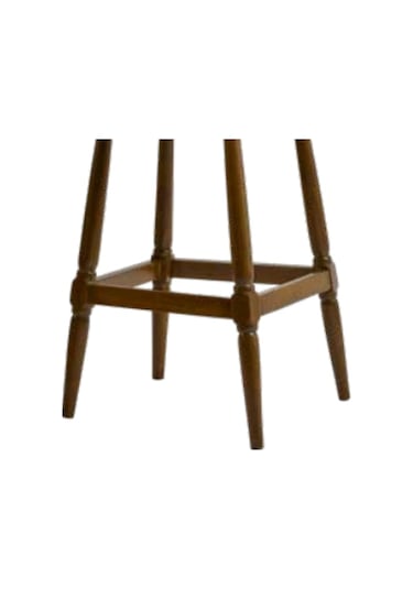 Sandalye Zus281 Kafes Model Yüksek Cafe/Mutfak Ahşap Kayın Iskele Ceviz