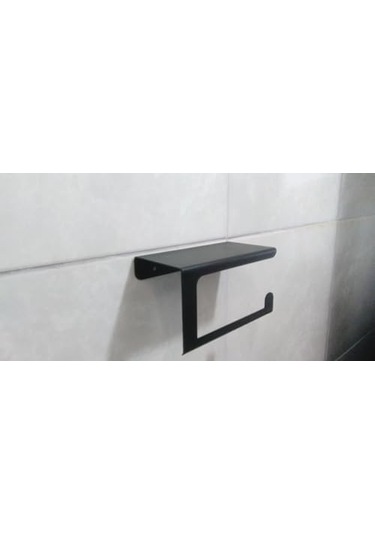 1,5mm Kendinden Yapışkanlı Su Geçirmez,modern Telefon Raflı Metal Rulo Tutucu,delmeden Montaj,banyo Tuvalet Kağıtlık,tuvalet Kağıdı Askısı Aparatı,tuvalet Kağıdı Standı,wc Kağıdı Tutacağı Siyah