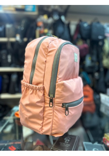 Bagslab Pembe Su Geçirmez Kumaş Sırt Çantası 1067 Pembe