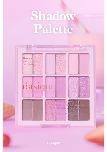 Dasique Mat Ve Işıltılı Renk Seçenekleri Sunan Far Paleti Shadow Palette 18 Berry Smoothie 18 Berry Smoothie
