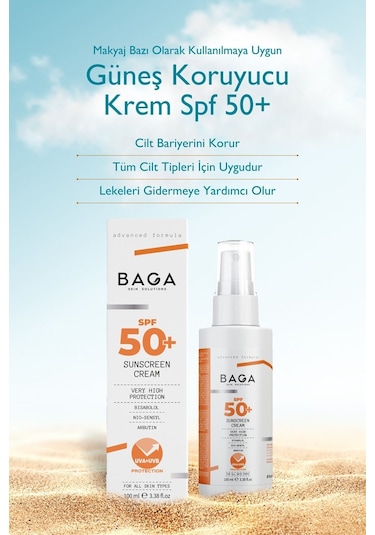 Güneş Koruyucu Krem Spf+