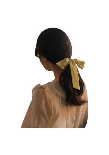 Saç Tokası Saç Fiyonk Düğümü Saç Aksesuarları Saç İpi Başlık Kadınsarı Çok Renkli